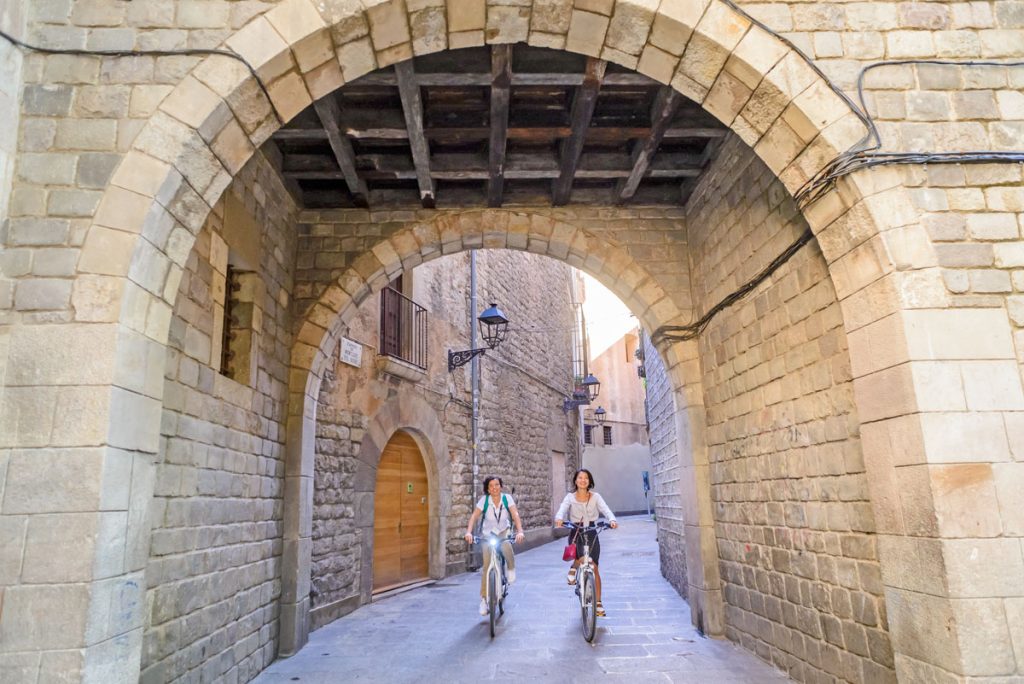 Barcelona ride on e-Bike