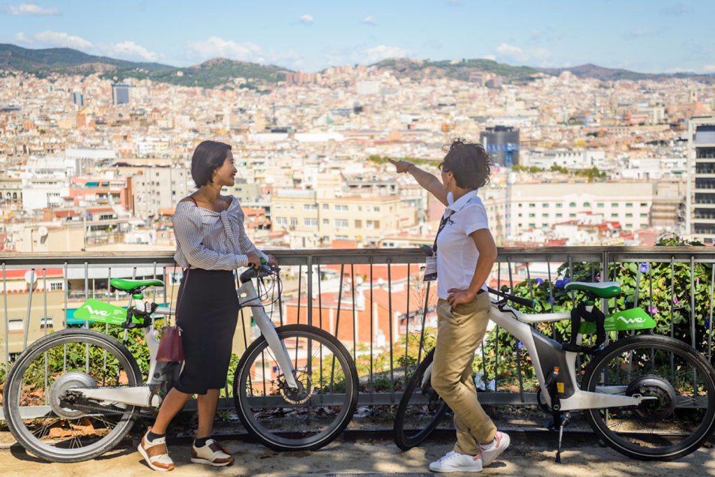 Barcelona ride on e-Bike