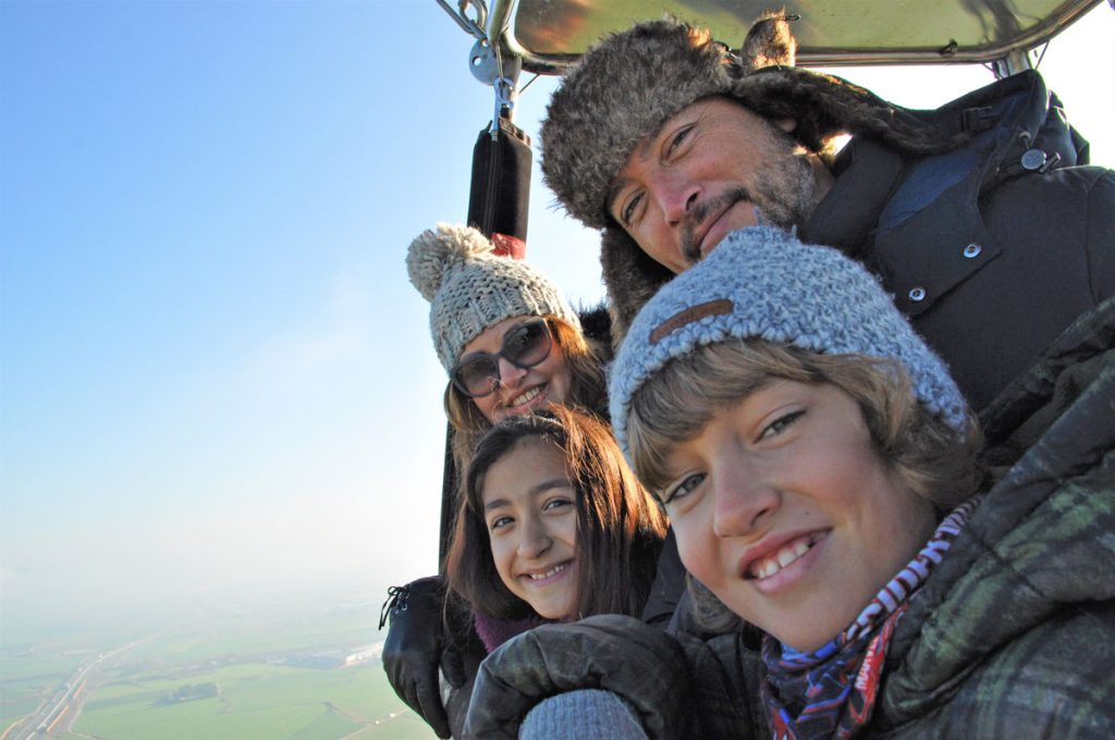 Hot-Air Balloon over Montserrat 
