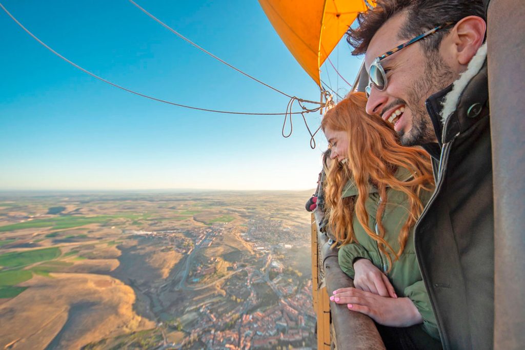 Hot Air Balloon over Segovia