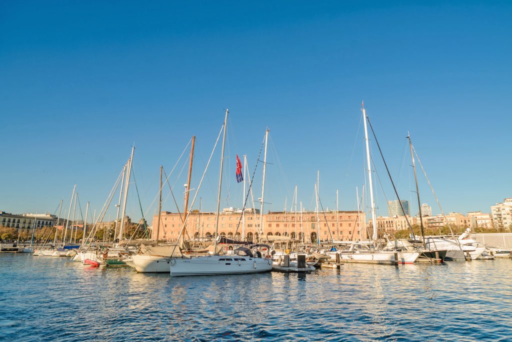 Barcelona's Sea Port 