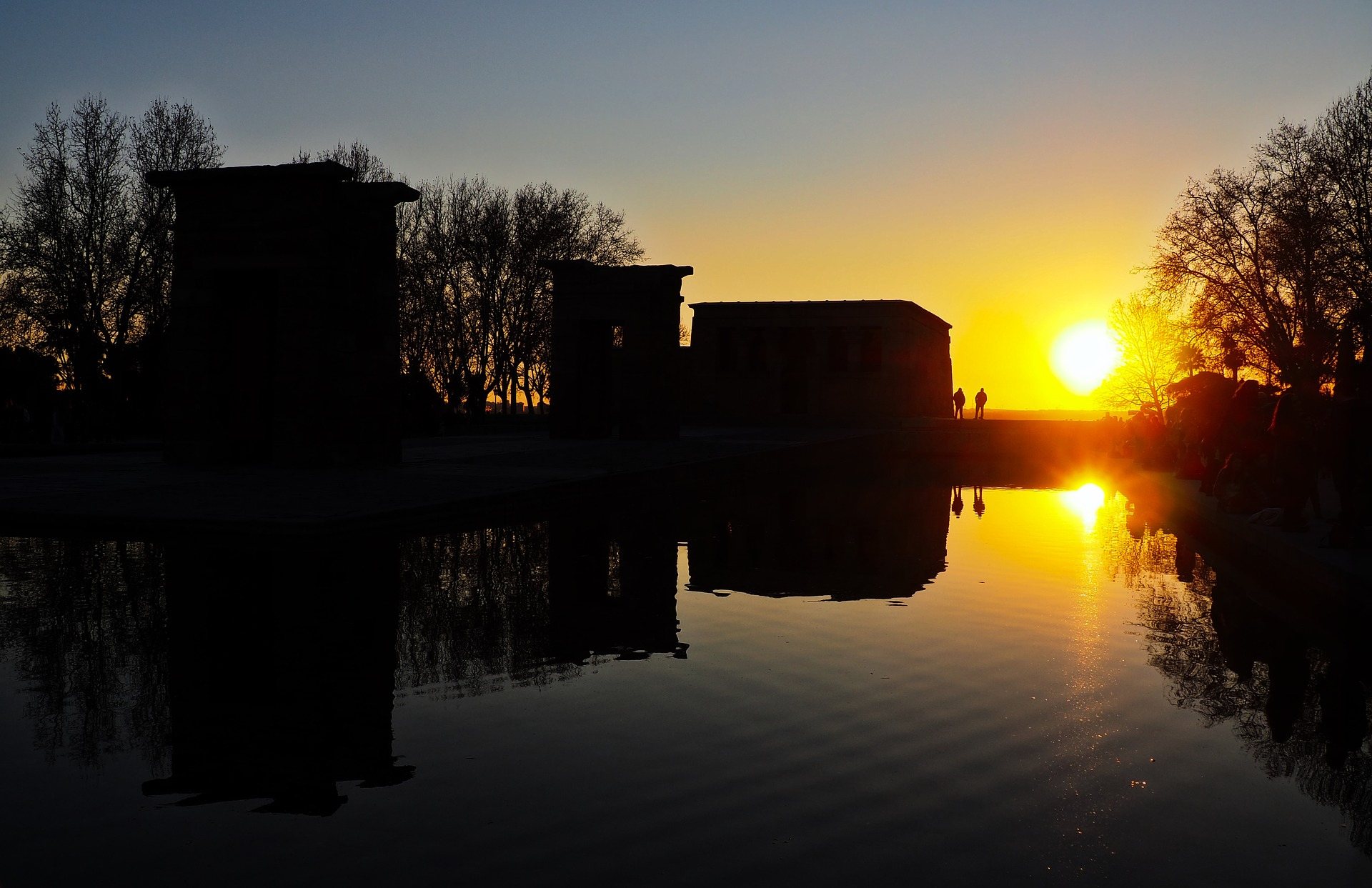 Puesta de sol Debod