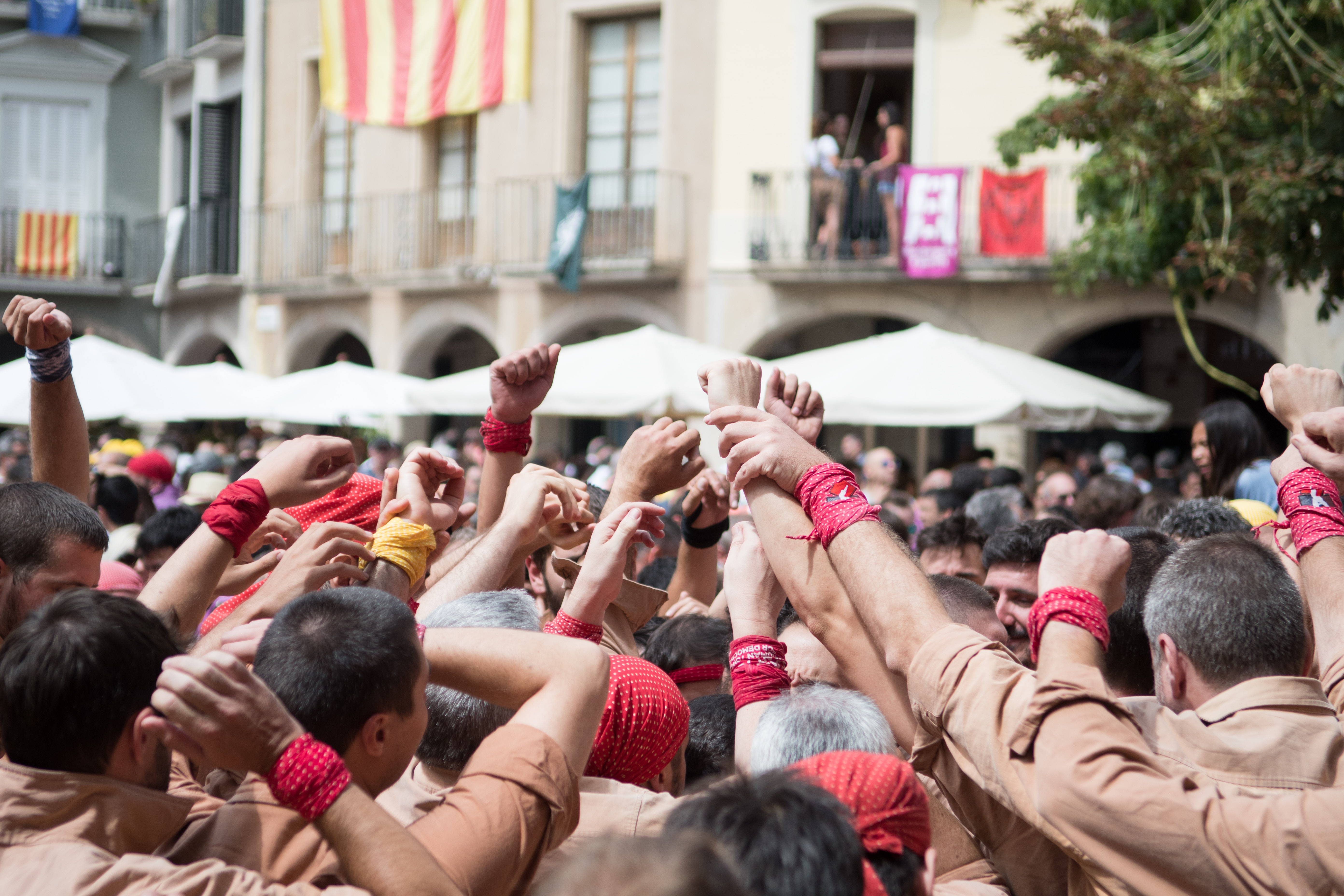 Castellers: catalan human towers